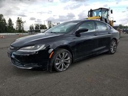 Salvage cars for sale at Portland, OR auction: 2015 Chrysler 200 S