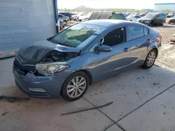 KIA salvage cars for sale: 2015 KIA Forte LX