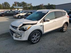 Salvage cars for sale at Spartanburg, SC auction: 2014 Ford Escape Titanium