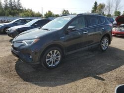 Salvage cars for sale at Bowmanville, ON auction: 2017 Toyota Rav4 HV Limited