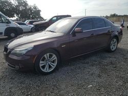 Salvage cars for sale at Riverview, FL auction: 2009 BMW 528 I