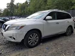 Salvage cars for sale at Waldorf, MD auction: 2015 Nissan Pathfinder S