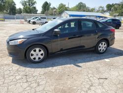 Salvage cars for sale at Wichita, KS auction: 2017 Ford Focus S