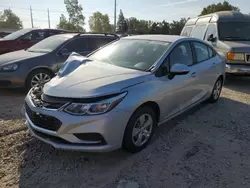 Chevrolet salvage cars for sale: 2017 Chevrolet Cruze LS