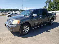 Salvage cars for sale at Dunn, NC auction: 2010 Nissan Titan XE