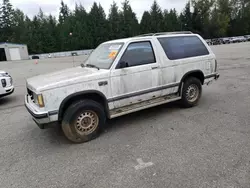 Salvage cars for sale at Arlington, WA auction: 1985 Chevrolet Blazer S10