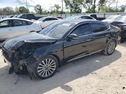 Salvage cars for sale at Riverview, FL auction: 2019 KIA Cadenza Premium