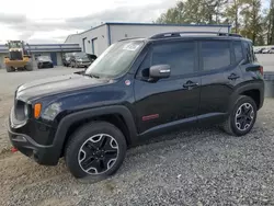 Jeep salvage cars for sale: 2015 Jeep Renegade Trailhawk