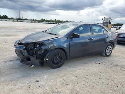 Toyota Corolla l salvage cars for sale: 2017 Toyota Corolla L