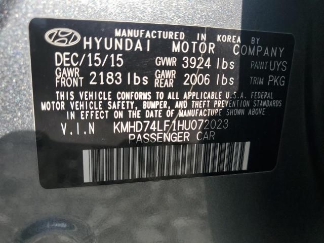 2017 Hyundai Elantra SE