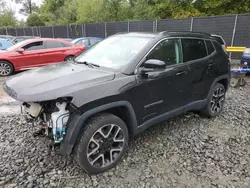 Jeep salvage cars for sale: 2019 Jeep Compass Limited