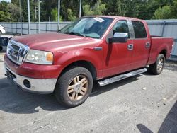 Salvage cars for sale at Savannah, GA auction: 2007 Ford F150 Supercrew