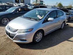 Salvage cars for sale at Elgin, IL auction: 2011 Honda Insight LX