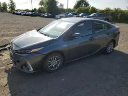 Salvage cars for sale from Copart Montreal Est, QC: 2022 Toyota Prius Prime LE