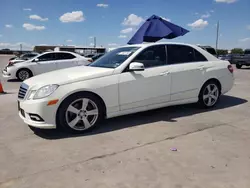 Salvage cars for sale at Grand Prairie, TX auction: 2011 Mercedes-Benz E 350