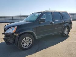 Salvage cars for sale at Fresno, CA auction: 2005 Honda CR-V SE