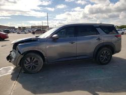 Salvage cars for sale at Grand Prairie, TX auction: 2022 Nissan Pathfinder S