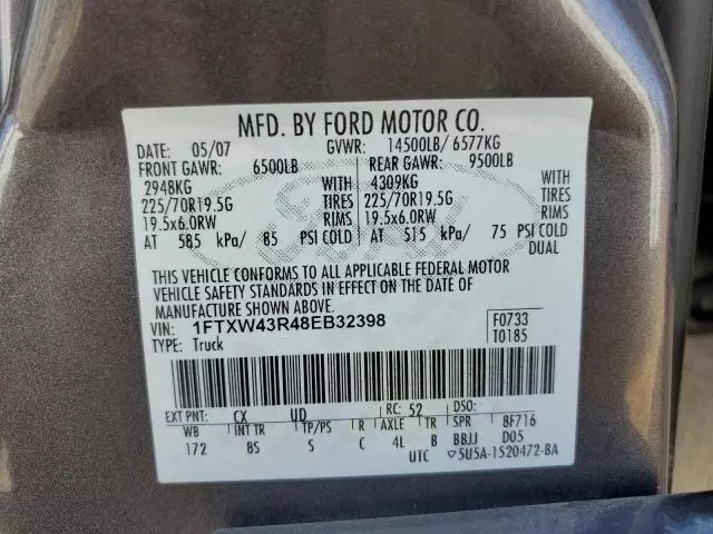 2008 Ford F450 Super Duty