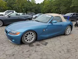 Salvage cars for sale at Austell, GA auction: 2004 BMW Z4 2.5