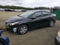 Salvage cars for sale at Windsor, NJ auction: 2017 Chevrolet Cruze LS