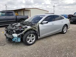 Salvage cars for sale at Temple, TX auction: 2021 Chevrolet Malibu LS