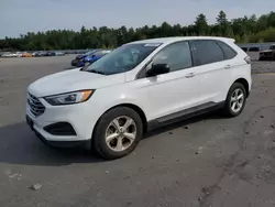 Salvage cars for sale from Copart Windham, ME: 2019 Ford Edge SE