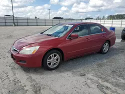 Honda salvage cars for sale: 2007 Honda Accord EX