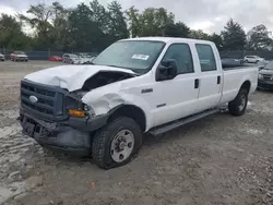 Salvage cars for sale at Madisonville, TN auction: 2006 Ford F250 Super Duty