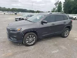 Salvage cars for sale at Dunn, NC auction: 2019 Jeep Cherokee Latitude Plus