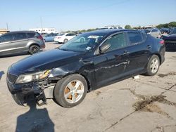 Salvage cars for sale at Grand Prairie, TX auction: 2015 KIA Optima LX