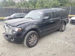 Ford salvage cars for sale: 2012 Ford Expedition EL Limited