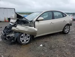 Salvage cars for sale at Chatham, VA auction: 2010 Hyundai Elantra Blue