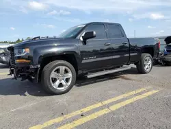 Chevrolet salvage cars for sale: 2017 Chevrolet Silverado K1500 Custom