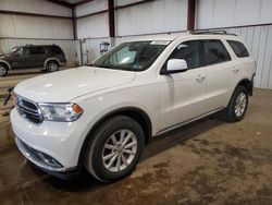 Salvage cars for sale at Pennsburg, PA auction: 2015 Dodge Durango SXT