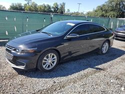 Chevrolet salvage cars for sale: 2018 Chevrolet Malibu LT