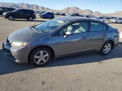 Honda salvage cars for sale: 2013 Honda Civic Natural GAS