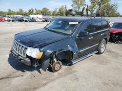 Salvage cars for sale at Bridgeton, MO auction: 2008 Jeep Grand Cherokee Overland