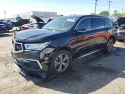 Salvage cars for sale at Chicago Heights, IL auction: 2017 Acura MDX