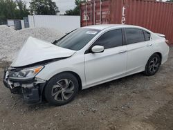 Honda salvage cars for sale: 2016 Honda Accord LX