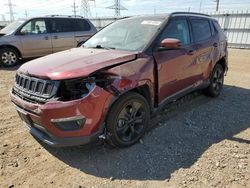 Jeep salvage cars for sale: 2021 Jeep Compass Latitude