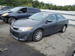 Salvage cars for sale at Exeter, RI auction: 2013 Toyota Camry L