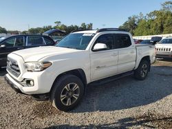 Salvage cars for sale at Riverview, FL auction: 2016 Toyota Tacoma Double Cab