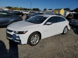 Salvage cars for sale at Sacramento, CA auction: 2016 Chevrolet Malibu LT