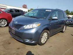 Salvage cars for sale at New Britain, CT auction: 2016 Toyota Sienna LE