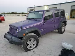 Jeep salvage cars for sale: 2018 Jeep Wrangler Unlimited Sport