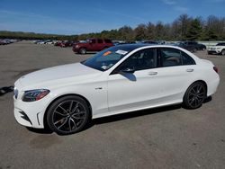 Salvage cars for sale at Brookhaven, NY auction: 2019 Mercedes-Benz C 43 AMG