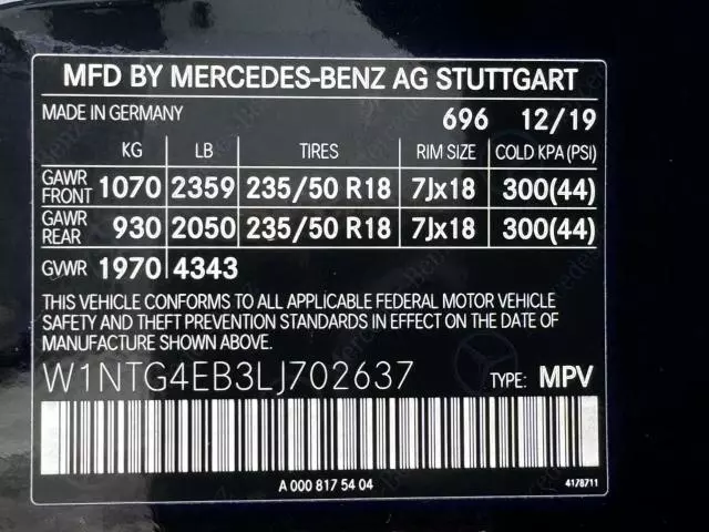 2020 Mercedes-Benz GLA 250