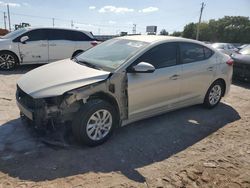 Salvage cars for sale at Oklahoma City, OK auction: 2017 Hyundai Elantra SE