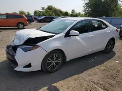 Toyota Corolla l salvage cars for sale: 2018 Toyota Corolla L