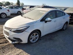 Chevrolet salvage cars for sale: 2017 Chevrolet Cruze LT